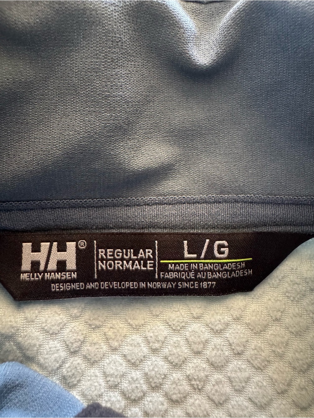Helly Hansen Cascade Shield Anorak blue gray long sleeve windbreaker woman’s L - Picture 3 of 4